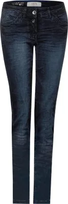 Produktbild von 25650 Cecil, Scarlett, Damen Jeans Hose, Stretchdenim, black blue, W 26 L 32