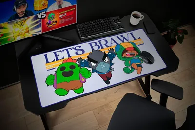 Produktbild von Brawl Stars XXL Schreibtischunterlage Let's Brawl