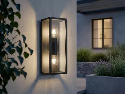 Produktbild von LED Up and Down Außenwandleuchte Fassadenbeleuchtung Wandlaterne Anthrazit, 38cm