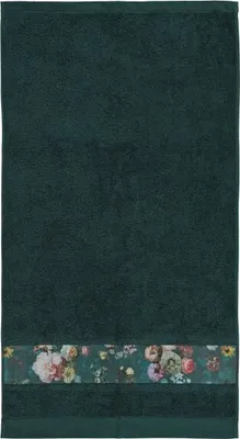 Produktbild von Essenza Frottiertuch Fleur I Größe 70x140 cm I Farbe Dark Green