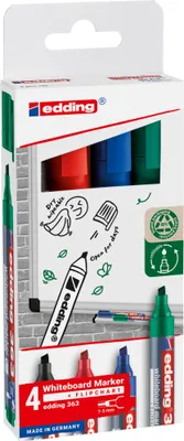 Produktbild von Whiteboardmarker 4-363-4-2 1,5mm sortiert 4 Stück Packung mit 10 Stück