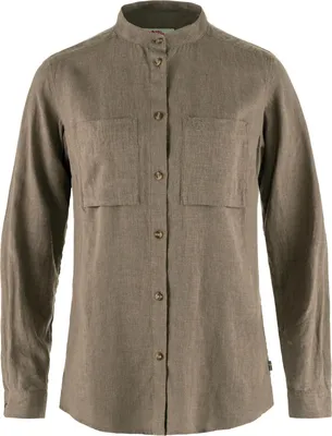 Produktbild von Fjällräven Damen Övik Hemp Langarmbluse Suede Brown L
