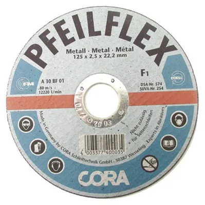 Obrázek produktu pro Řezný kotouč 125 mm 22 mm 3 mm ŽULA