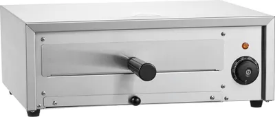 Zdjęcie produktu dla SucceBuy Elektryczny blatowy piec do pizzy, 12 cali, 1500 W, zakres temperatur 122-662 ℉, stal nierdzewna, do użytku komercyjnego i domowego