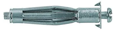 Imagen del producto de Tornillos metálicos huecos Fischer, modelo HM 6x52, paquete de 50 unidades.