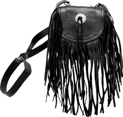 Image de Sac noir avec sangle en  pour accessoires de coiffure et cosmétiques