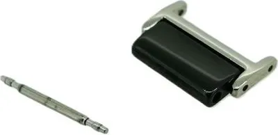 Produktbild von Jacques Lemans | 1x Bandglied Edelstahl/Ceramic silbern/schwarz 1-791
