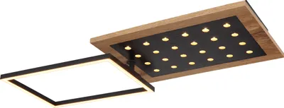 Produktbild von Globo Lighting Deckenleuchte Metall schwarz matt, LED