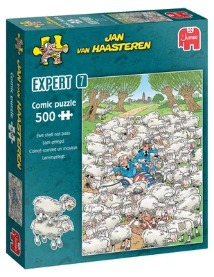 Produktbild von Jan van Haasteren Expert 7 - Lammgelegt (500 Teile), 500 Stück(e), Landschaft, 15 Jahr(e)