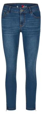 Produktbild von Buena Vista - Damen 5-Pocket Jeans, Italy V 7/8 cozy denim (B5311-102), Größe:S, Buena Farben:dark stone (4452)