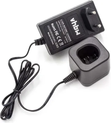Produktbild von vhbw Ladegerät kompatibel mit Panasonic EZ7411X, EZ7411LA1J, EZ7411, EZ7410X, EZ7410LA1S, EZ7410LA1J Werkzeug Li-Ion-Akkus, 4,2 V