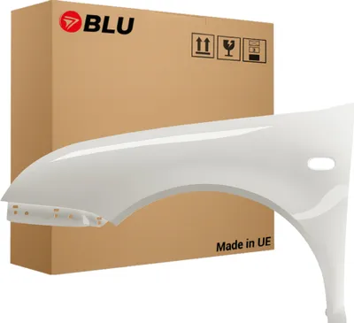 Produktbild von BLU Kotflügel Passend für Volkswagen Bora 1J1 1J6 LB9A Links Weiss CandyWeiss | 1998-2005 | Vorderseite Vorne | Lackiert | Einbaufertig
