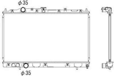 Produktbild von NRF Kühler, Motorkühlung  53522