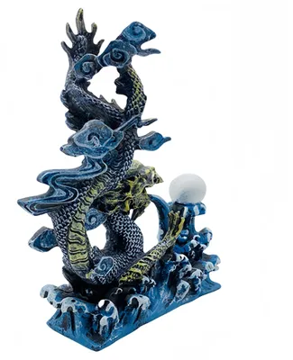 Produktbild von Aquariendekoration: Drache, 18 x 6,5 x 19 cm