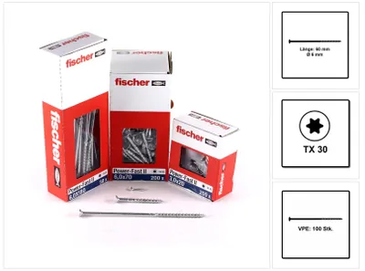 Immagine prodotto di Fischer Box FPF II CTP 6,0x60 BC 100 SCREW