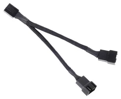 Produktbild von Silverstone SST-CPF01, 0,1 m, 2 x 4-pin PWM, 4-pin PWM, Männlich, Weiblich, Gerade