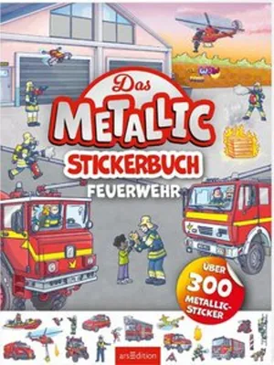 Obrázok produktu pre arsEdition Das Metallic-Stickerbuch – Feuerwehr