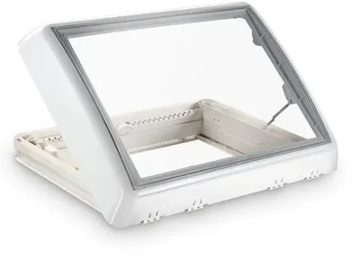 Zdjęcie produktu dla Dometic Midi Heki Style świetlik dachowy / kopuła z możliwością obsługi korbą, biały, 500x700 mm