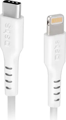 Immagine prodotto di Sbs Tecableligtc1W Cavo Usb-C - Lightning con  Mfi, 1M - Bianco