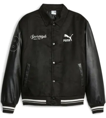 Produktbild von Puma Herrenjacke, Modell 621788, Varsity-Jacke, Schwarz