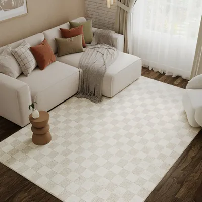 Obrázek produktu pro Tapiso koberec TERRA moderní, snadno udržovatelný, strukturovaný povrch, různé tvary 200 x 300 cm