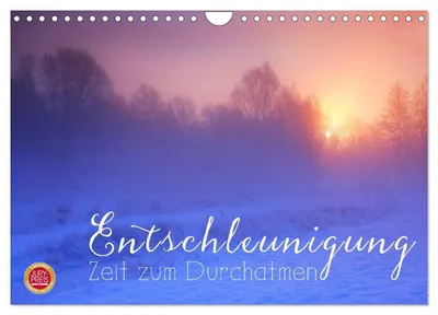 Produktbild von Entschleunigung - Zeit zum Durchatmen (Wandkalender 2027 DIN A4 quer), CALVENDO Monatskalender