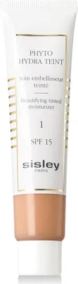 A product shot of a tube of tinted moisturizer.