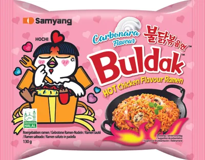 Productafbeelding van Samyang Buldak Hot Chicken Ramen Carbonara (130 gr)