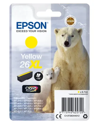 Obrázek produktu pro Epson 26XL - Gelb - Tintenpatrone (C13T26344012)