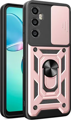 Produktbild von Hülle für Realme C65 4G Magnetische Ring Ständer Halter Dia Kameraschutz TPU Bumper Silikon Schutzhülle Rosa