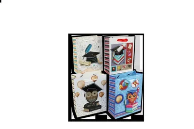 Produktbild von Geschenktüte 30 x 39 x 12 cm MIX – Kalpol