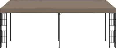 Produktbild von vidaXL Wand-Pavillon 6x3 m Taupe Stoff