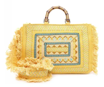 Produktbild von SURI FREY Umhängetasche Handtasche Lucy Shopper Yellow gelb
