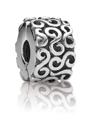 Obrázek produktu pro Pandora 790338 Přívěsek Clip Ladies Whirlwind Swirl Serpentine Stříbro 925/1000