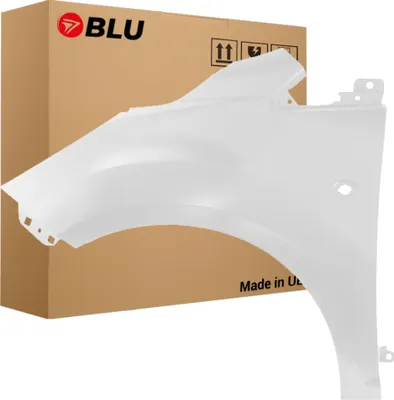 Produktbild von BLU Kotflügel Passend für Ford KA II 2 7VTA Links Weiss Frozen White | 2008-2015 | Vorderseite Vorne | Lackiert | Einbaufertig