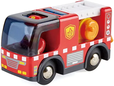 Obrázek produktu pro Hape FIRE TRUCK WITH SIREN, Hasičský vůz, 3 rok/roky, Červená