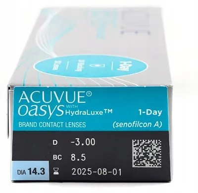 Zdjęcie produktu dla ACUVUE OASYS 1-Day 30 szt. BC: 8.5, Moc: -2,00