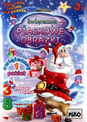 Immagine prodotto di Niko Christmas Sand Pictures - Babbo Natale con le renne