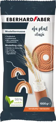 Immagine prodotto di EBERHARD FABER Modelliermasse EFA Plast classic terrakotta 1.000 g