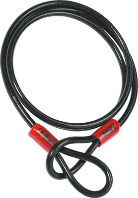 Immagine prodotto di ABUS Cobra 10 loop cable - cavo in acciaio rivestito in plastica - sicurezza per accessori di biciclette e moto - lunghezza 2 metri, spessore 10 mm