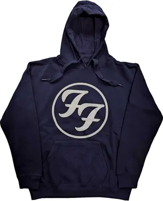 Obrázek produktu pro Foo Fighters - Mikina s kapucí pro muže/dámy Uni RO5285 (L) (Námořnická modrá)