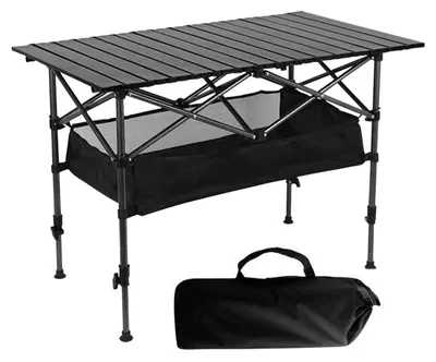 Image de Table pliante pour camping, avec sac de transport, idéale pour l'extérieur