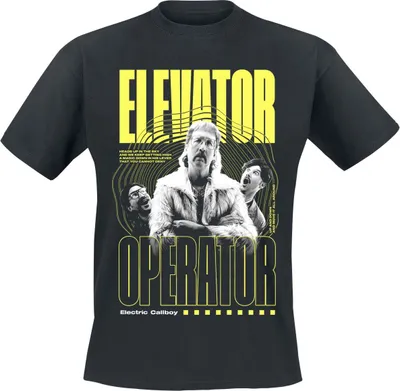 Produktbild von Electric Callboy T-Shirt Herren Elevator Operator schwarz 3XL