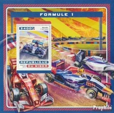 Produktbild von Briefmarken Niger 2016 Mi Block 641 (kompl. Ausg.) postfrisch Formel 1