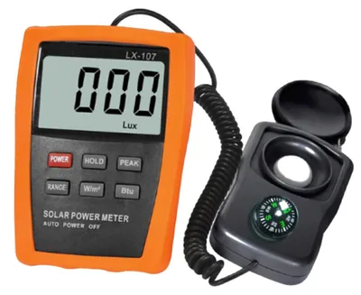 Productafbeelding van Zonne-energiemeter Zonlichtmeter Met Kompasfunctie, 2000 W/?