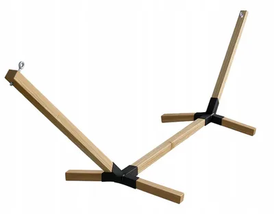 Produktbild von Klappbares Holzgestell für Hängematte – Faltbarer Hängemattenständer aus Holz für Garten & Terrasse
