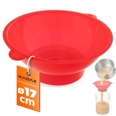Immagine prodotto di Imbuto da cucina in plastica KADAX per barattoli, rosso