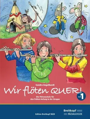 Produktbild von Wir flöten Quer!. Bd.1