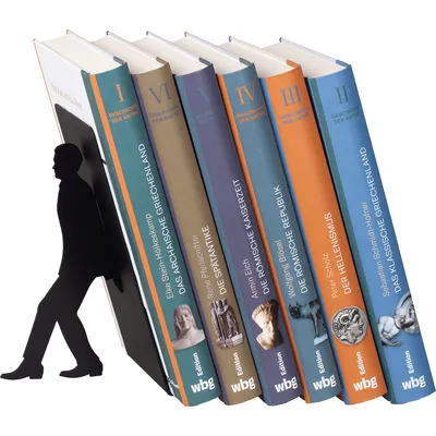 Produktbild von Balvi Buchstütze Too Many Farbe Schwarz Buchstütze für das Bücherregal in Eulenform Lustiges Accessoi