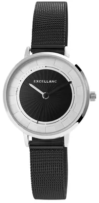 Produktbild von Damenuhr Edelstahl EX0548 mit Edelstahl-Meshband und Mineralglas